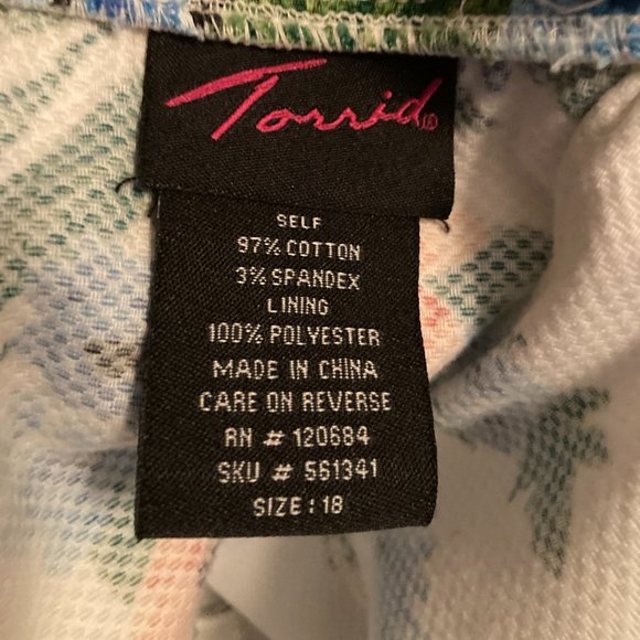 Vintage 2000s Beautiful Torrid Floral Mini Dress - Picture 6 of 12